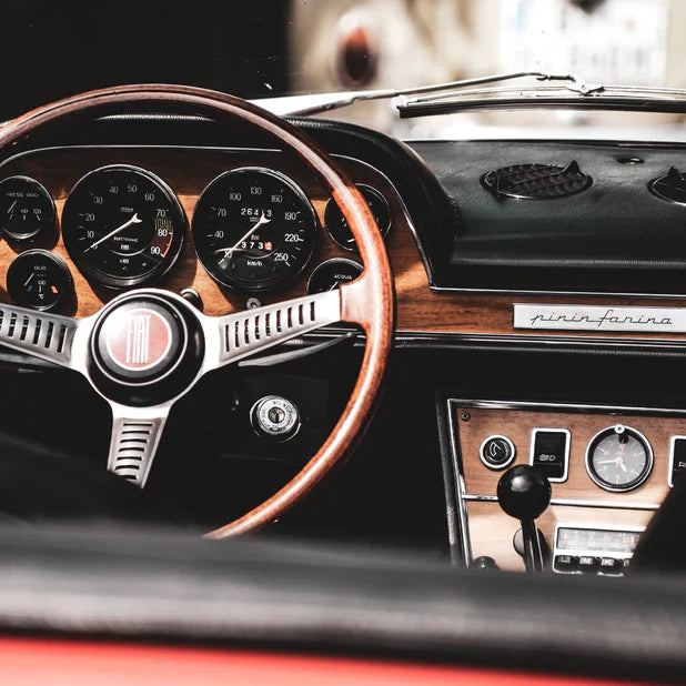 Classic car dashboard restoration