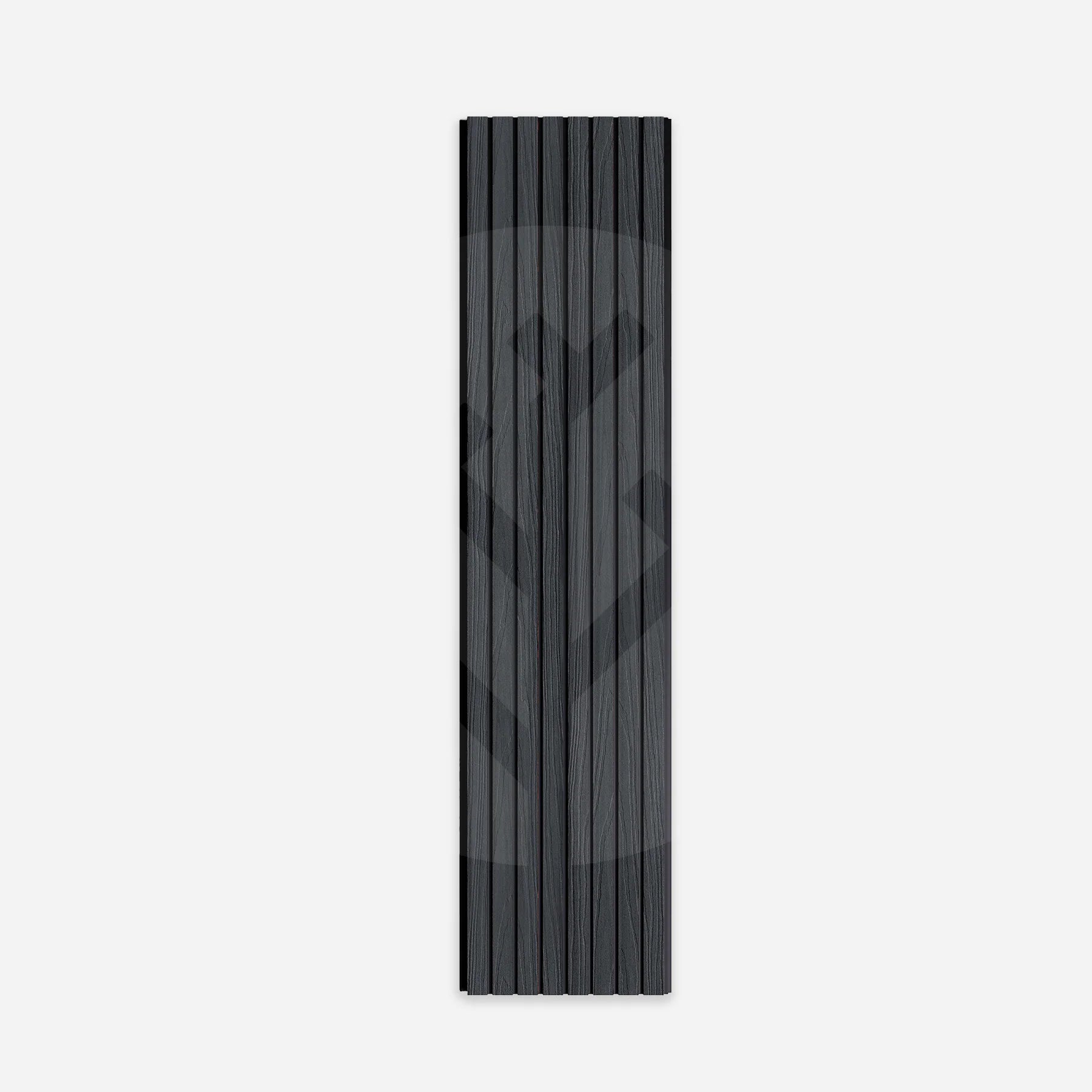 Acupanel® | Black | Exterior Composite Wood-Effect Slat Wall Panels