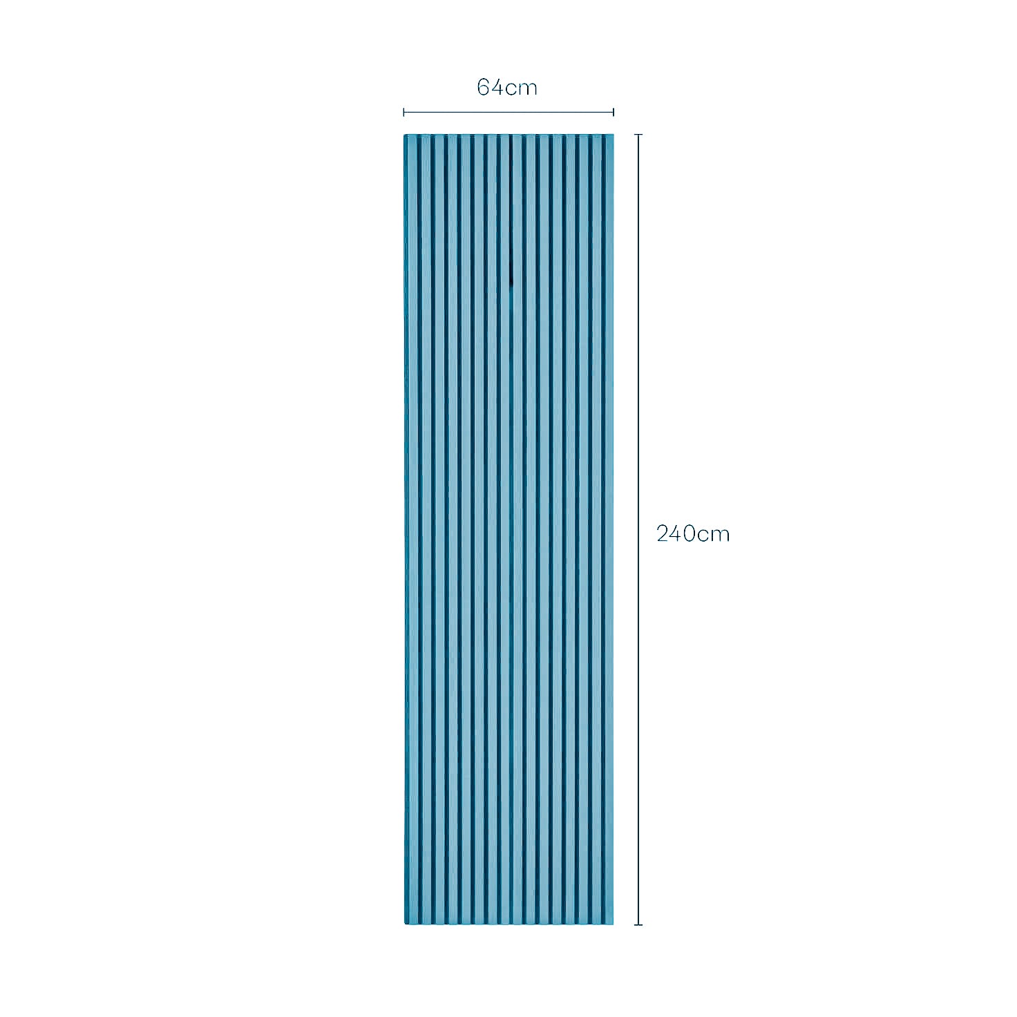 Acupanel® Coloured | Blue Acoustic Slat Wall Panels