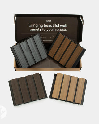 Acupanel® Wood Effect Exterior Composite Slat Wall Panel Sample Box