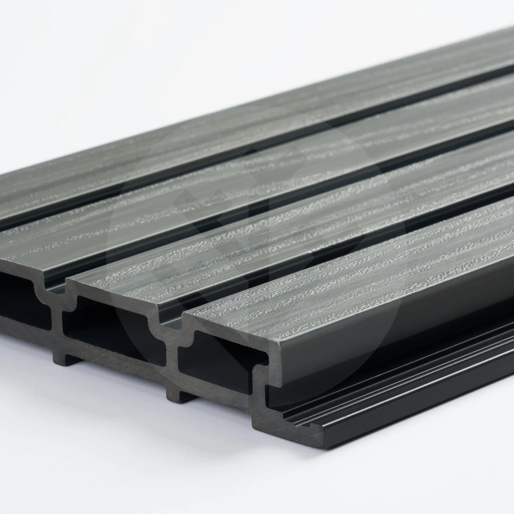 Acupanel® | Grey | Exterior Composite Wood-Effect Slat Wall Panels