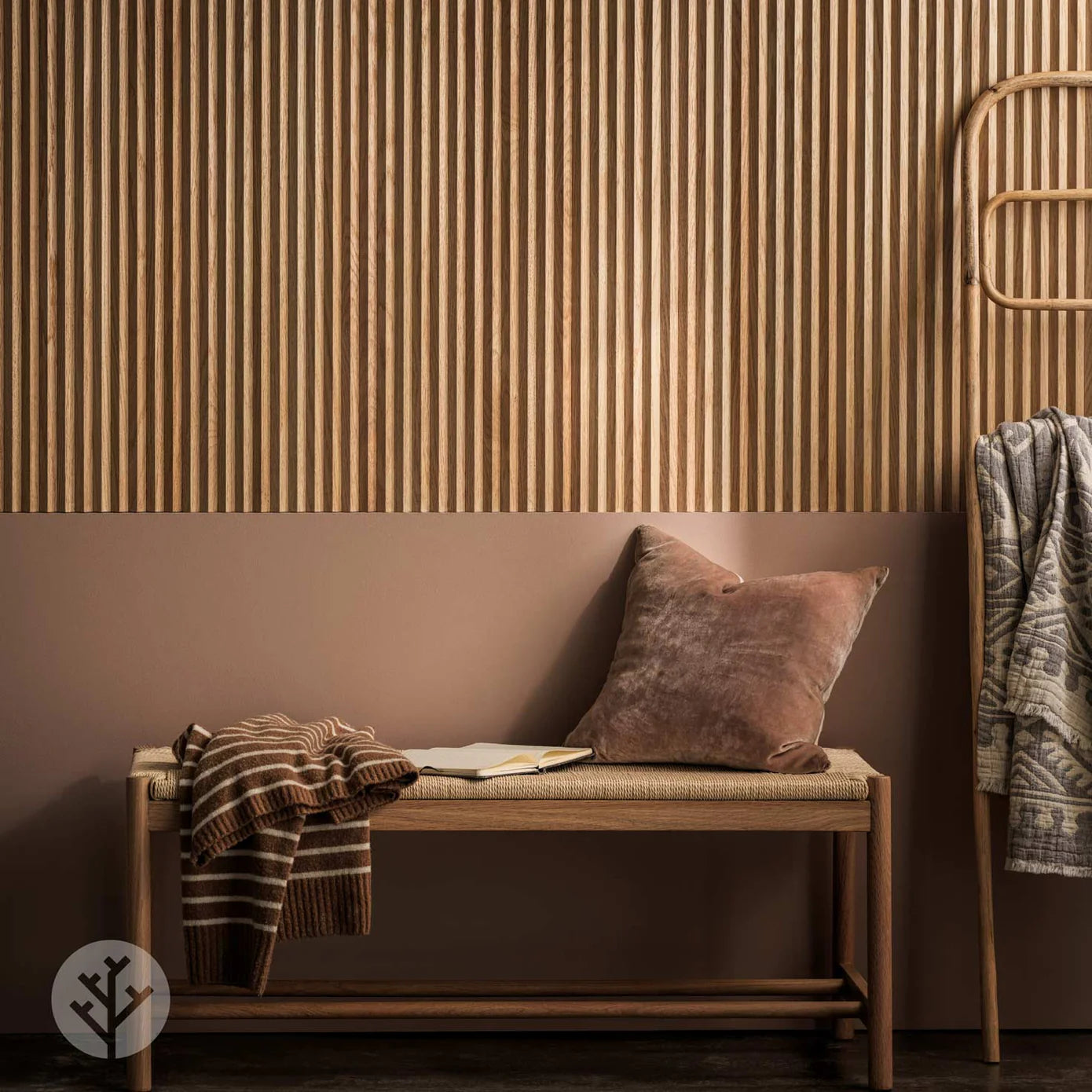 Flutto™ Oak Zigzag Flexible Tambour Wood Panels