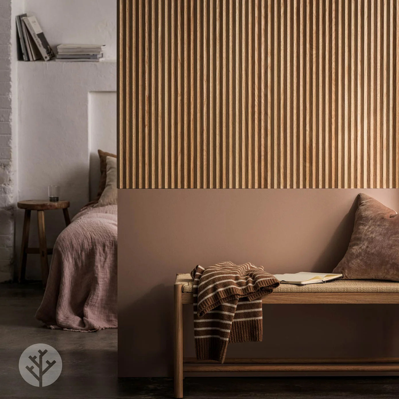 Flutto™ Oak Zigzag Flexible Tambour Wood Panels