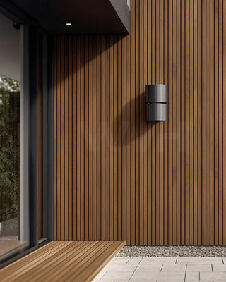 Acupanel® | Oak | Exterior Composite Wood-Effect Slat Wall Panels