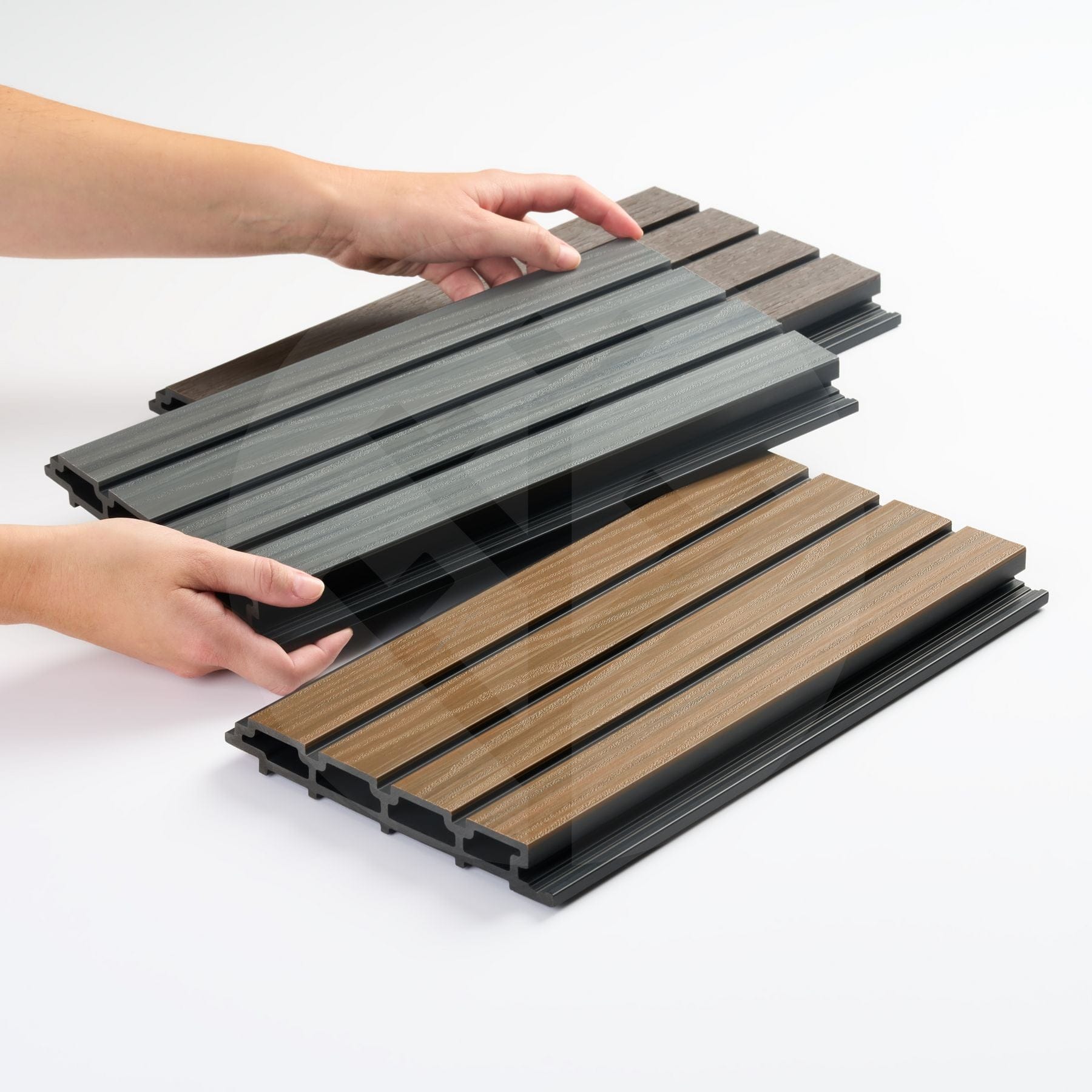 Acupanel® Wood Effect Exterior Composite Slat Wall Panel Sample Box