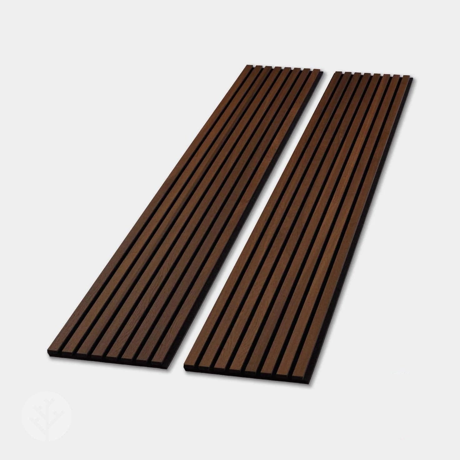 Smoked Oak Acoustic Slat Wood Wall Panels