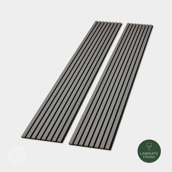 WVH® Acoustic Slat Colour Wall Panels 240cm x 64cm Dusty Grey Colour Acoustic Slat Wall Panels