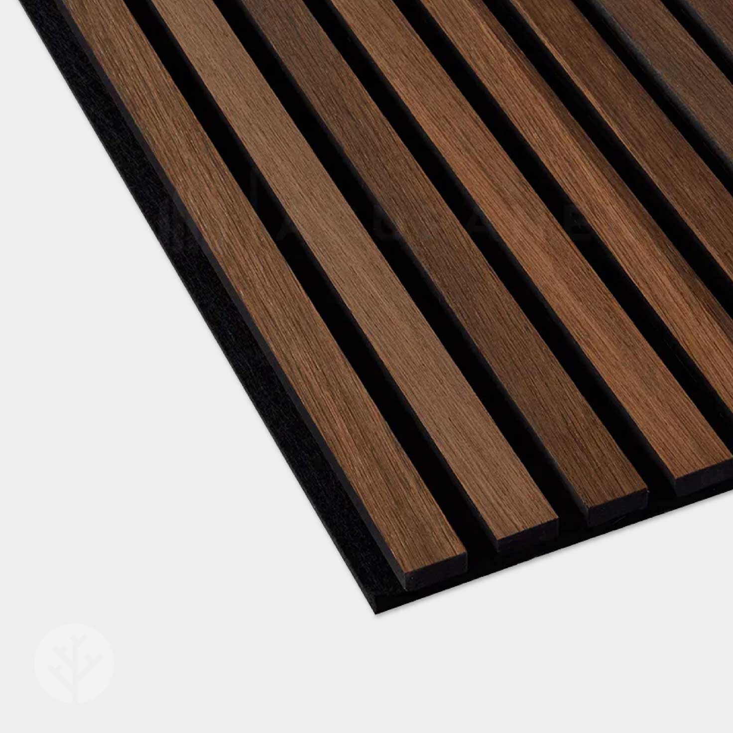 WVH® Acoustic Slat Wood Wall Panels 240cm x 64cm Smoked Oak Acoustic Slat Wood Wall Panels