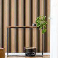 WVH® Acoustic Slat Wall Panels Natural Oak Acoustic Slat Wood Wall Panels